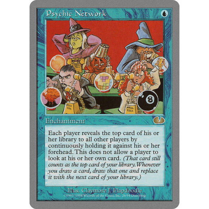 Magic: The Gathering Psychic Network (026) Lightly Played