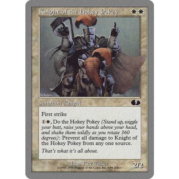 Magic: The Gathering Knight of the Hokey Pokey (006) Lightly Played