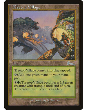 Magic: The Gathering Treetop Village (143) Lightly Played
