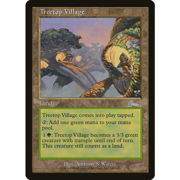 Magic: The Gathering Treetop Village (143) Lightly Played