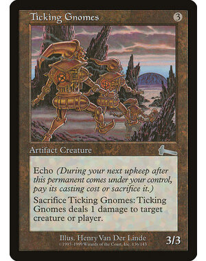 Magic: The Gathering Ticking Gnomes (136) Lightly Played