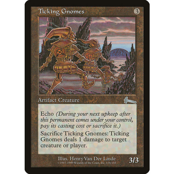 Magic: The Gathering Ticking Gnomes (136) Lightly Played