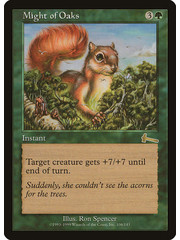 Magic: The Gathering Might of Oaks (106) Heavily Played