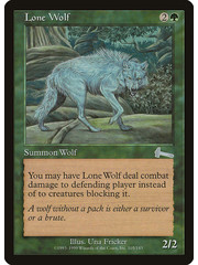 Magic: The Gathering Lone Wolf (105) Lightly Played