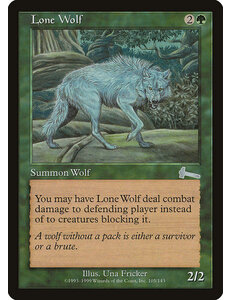Magic: The Gathering Lone Wolf (105) Lightly Played