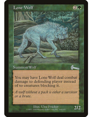 Magic: The Gathering Lone Wolf (105) Lightly Played