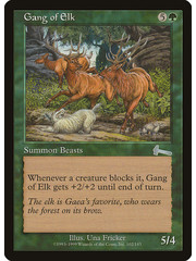 Magic: The Gathering Gang of Elk (102) Lightly Played