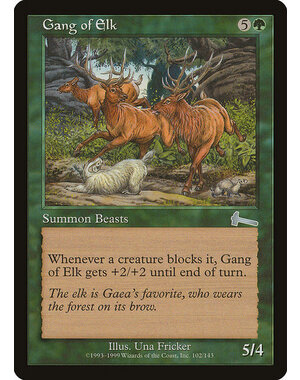 Magic: The Gathering Gang of Elk (102) Lightly Played