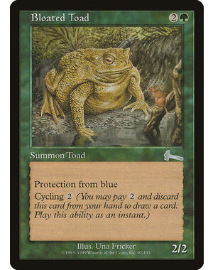 Magic: The Gathering Bloated Toad (097) Lightly Played