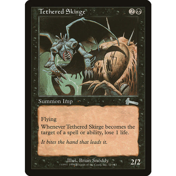 Magic: The Gathering Tethered Skirge (070) Lightly Played