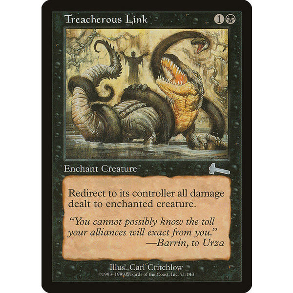 Magic: The Gathering Treacherous Link (071) Lightly Played