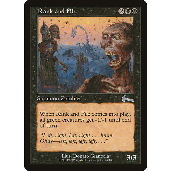 Magic: The Gathering Rank and File (065) Lightly Played