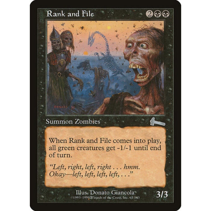 Magic: The Gathering Rank and File (065) Lightly Played