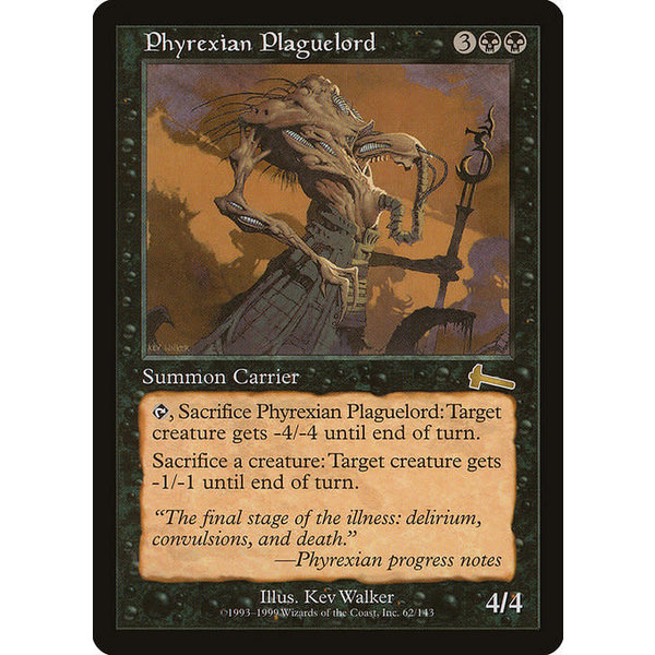 Magic: The Gathering Phyrexian Plaguelord (062) Lightly Played