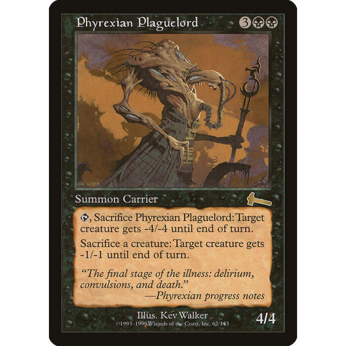 Magic: The Gathering Phyrexian Plaguelord (062) Lightly Played