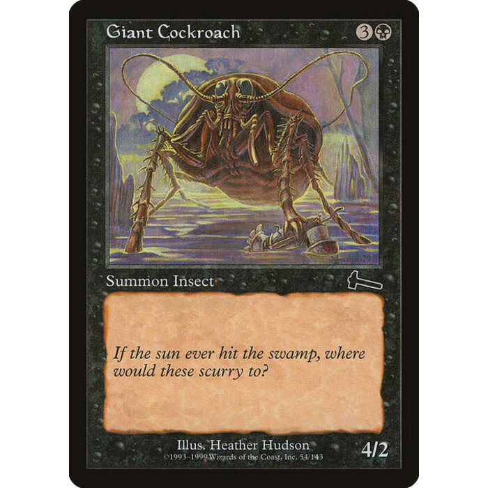 Magic: The Gathering Giant Cockroach (054) Lightly Played