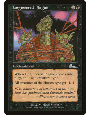 Magic: The Gathering Engineered Plague (051) Lightly Played