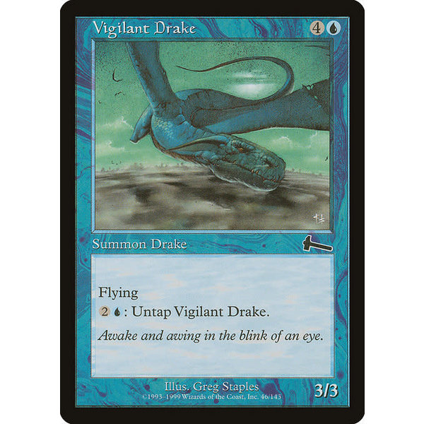 Magic: The Gathering Vigilant Drake (046) Moderately Played