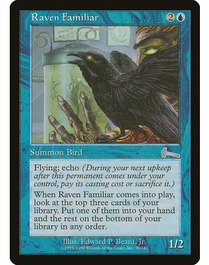 Magic: The Gathering Raven Familiar (039) Lightly Played