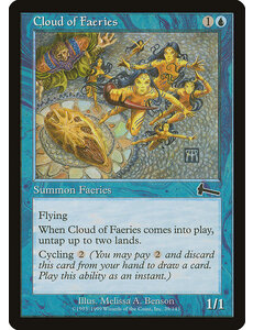 Magic: The Gathering Cloud of Faeries (029) Lightly Played