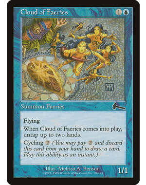 Magic: The Gathering Cloud of Faeries (029) Lightly Played