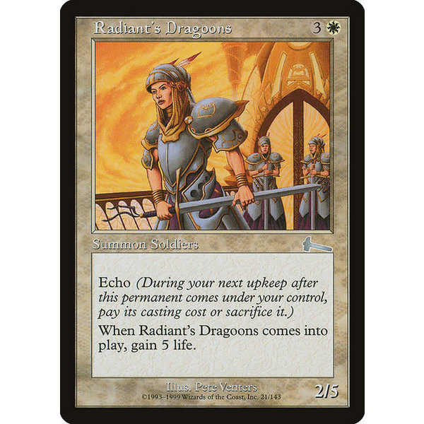 Magic: The Gathering Radiant's Dragoons (021) Lightly Played
