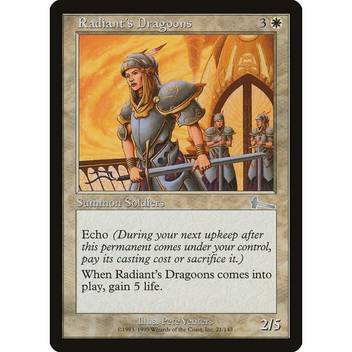 Magic: The Gathering Radiant's Dragoons (021) Lightly Played