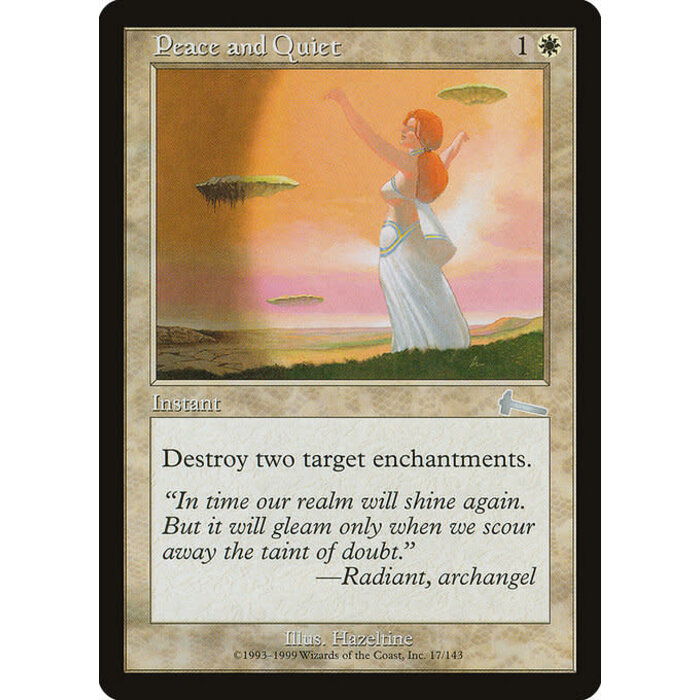 Magic: The Gathering Peace and Quiet (017) Lightly Played