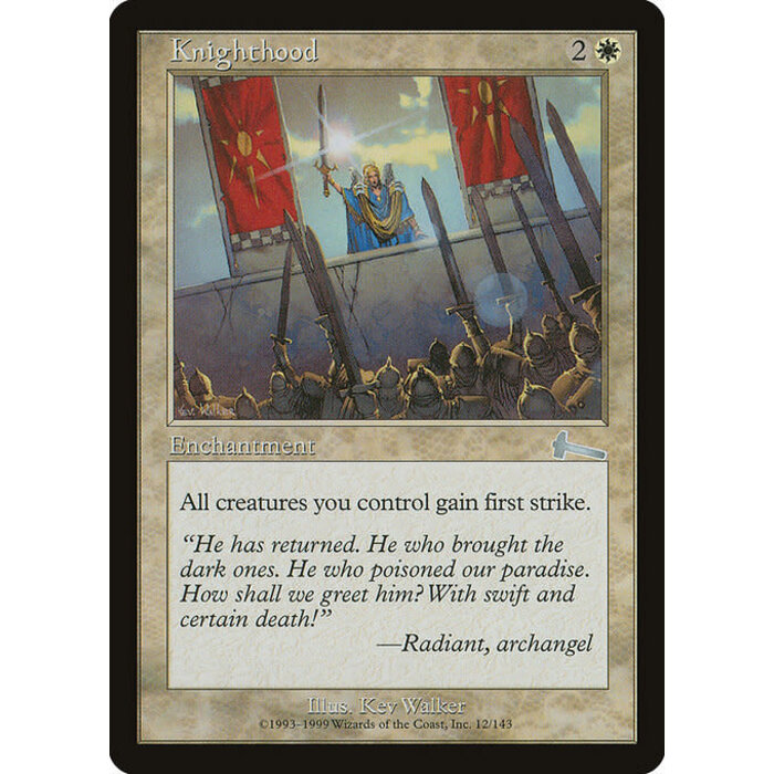 Magic: The Gathering Knighthood (012) Lightly Played