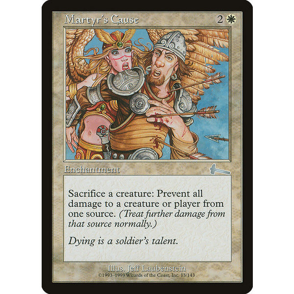 Magic: The Gathering Martyr's Cause (013) Lightly Played