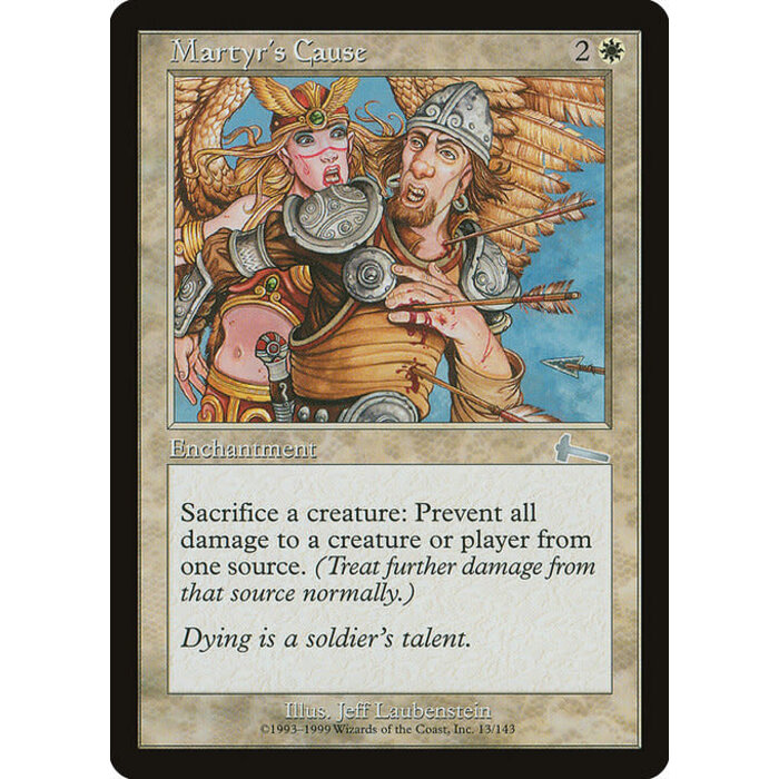 Magic: The Gathering Martyr's Cause (013) Lightly Played