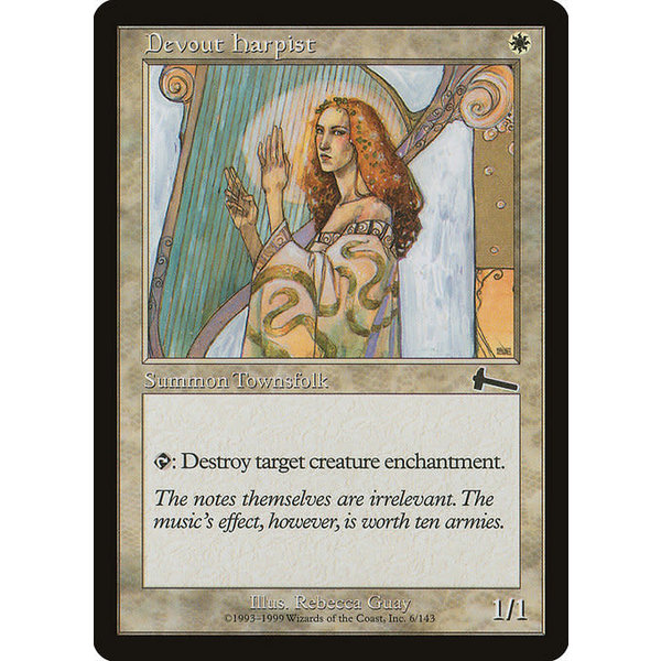 Magic: The Gathering Devout Harpist (006) Lightly Played