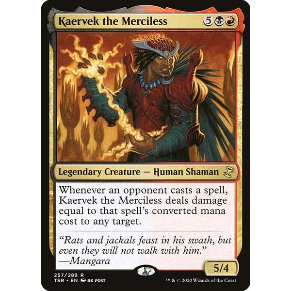 Magic: The Gathering Kaervek the Merciless (257) Lightly Played