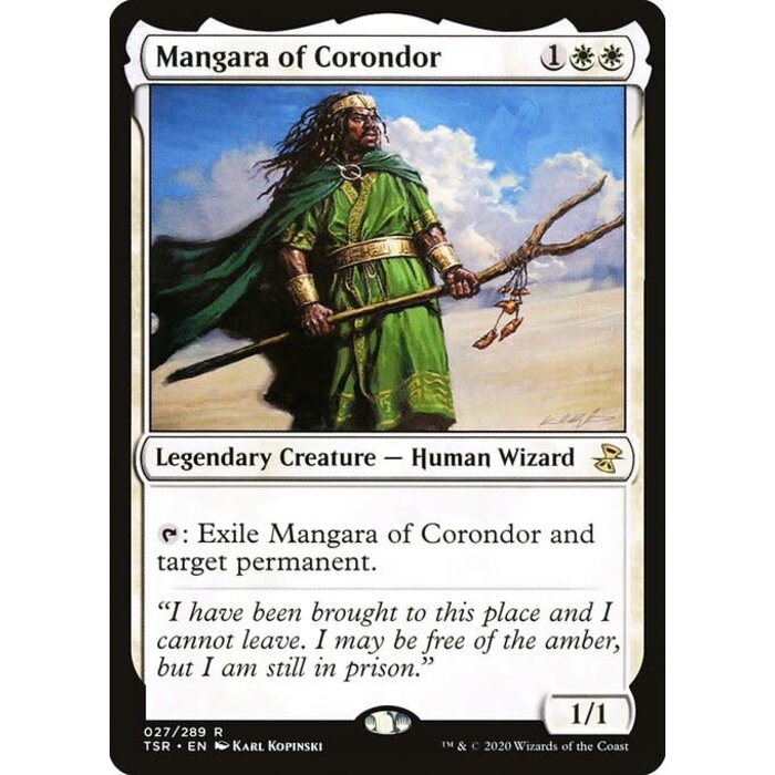 Magic: The Gathering Mangara of Corondor (027) Lightly Played