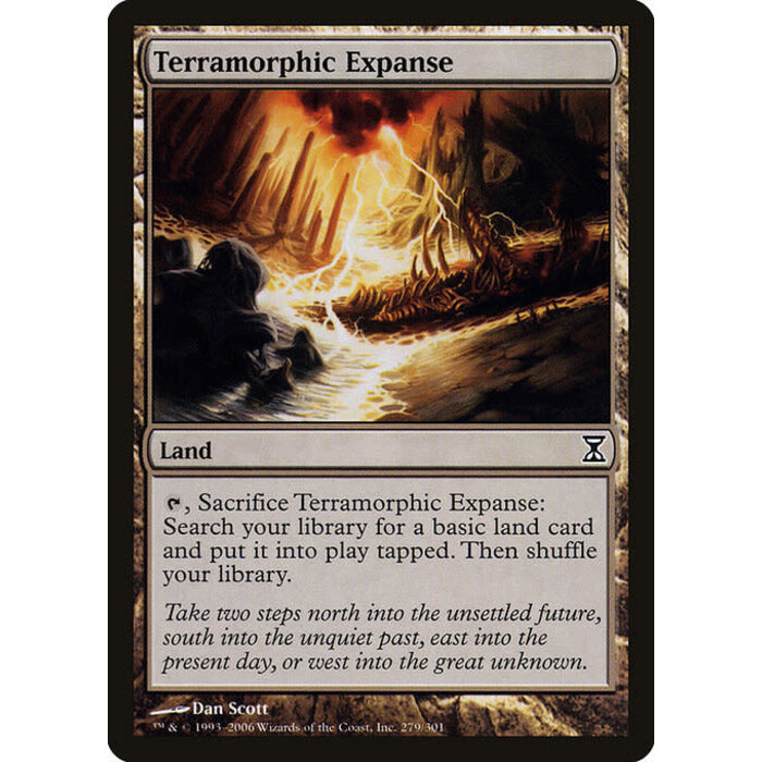 Magic: The Gathering Terramorphic Expanse (279) Moderately Played