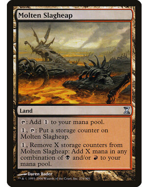 Magic: The Gathering Molten Slagheap (276) Moderately Played