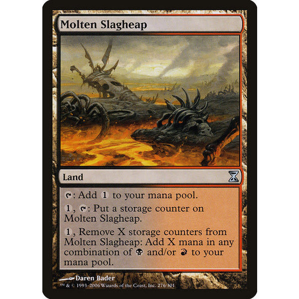Magic: The Gathering Molten Slagheap (276) Moderately Played