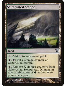 Magic: The Gathering Saltcrusted Steppe (277) Lightly Played