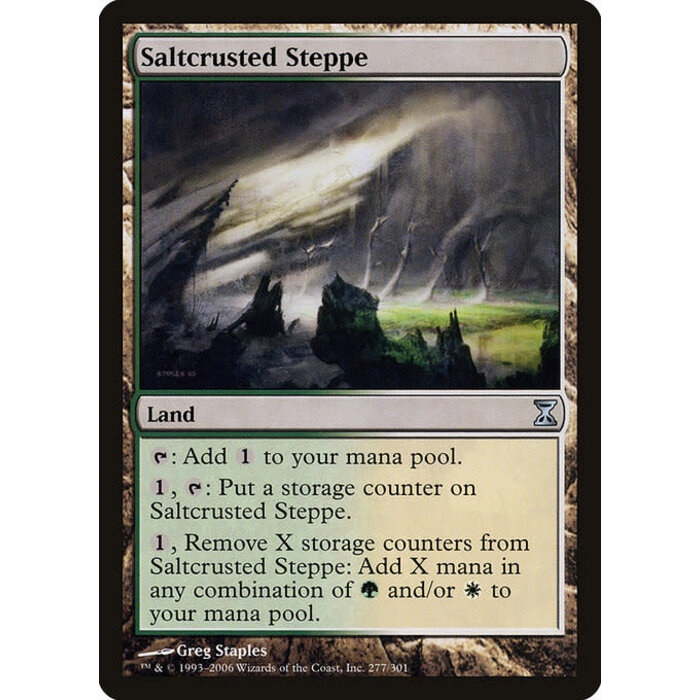 Magic: The Gathering Saltcrusted Steppe (277) Moderately Played