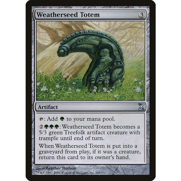 Magic: The Gathering Weatherseed Totem (268) Moderately Played Foil