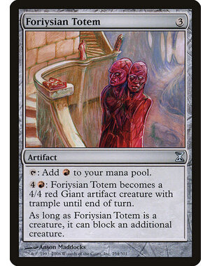 Magic: The Gathering Foriysian Totem (254) Moderately Played