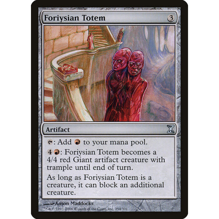 Magic: The Gathering Foriysian Totem (254) Moderately Played