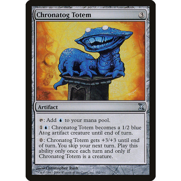 Magic: The Gathering Chronatog Totem (252) Moderately Played