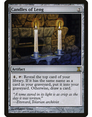 Magic: The Gathering Candles of Leng (250) Lightly Played