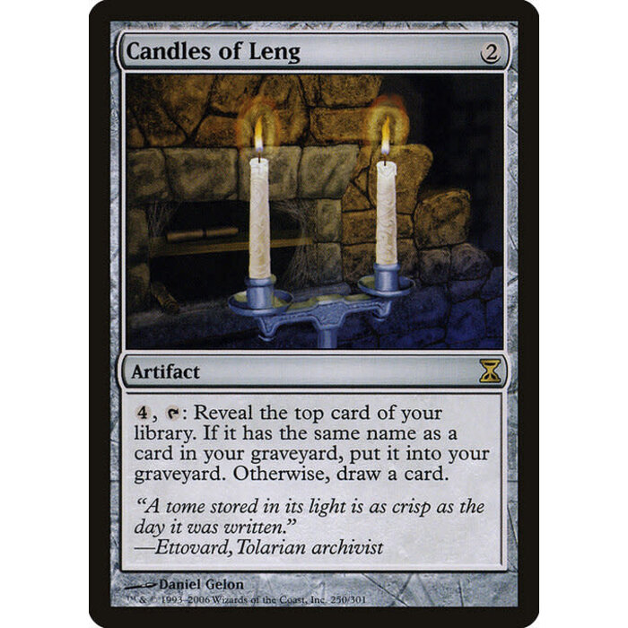 Magic: The Gathering Candles of Leng (250) Moderately Played