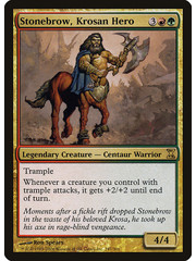 Magic: The Gathering Stonebrow, Krosan Hero (247) Moderately Played