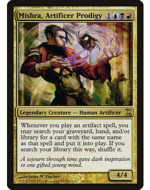 Magic: The Gathering Mishra, Artificer Prodigy (243) Moderately Played