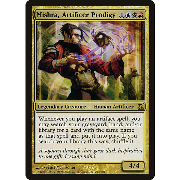 Magic: The Gathering Mishra, Artificer Prodigy (243) Moderately Played