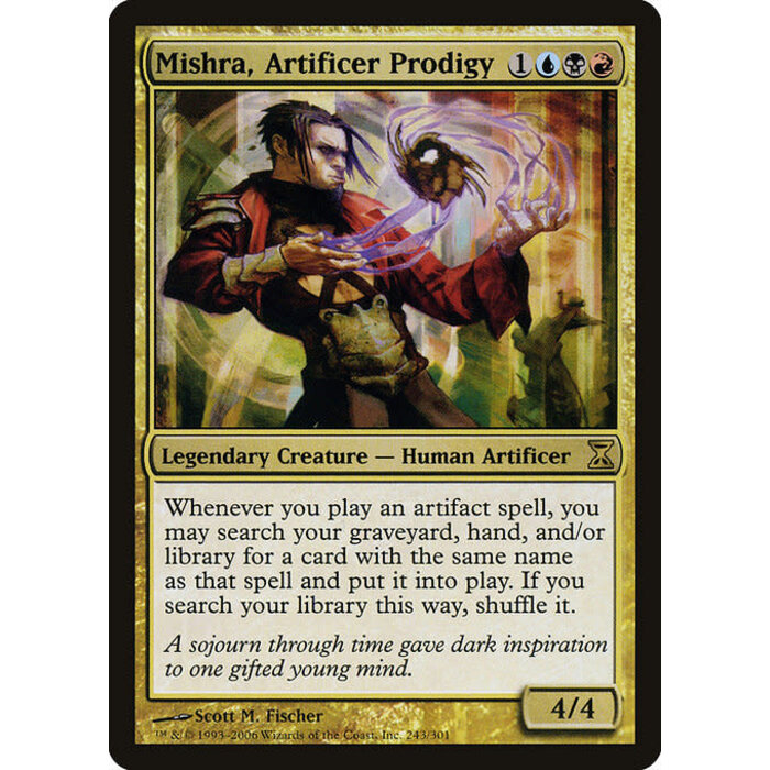 Magic: The Gathering Mishra, Artificer Prodigy (243) Moderately Played