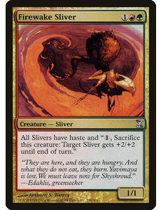 Magic: The Gathering Firewake Sliver (238) Moderately Played